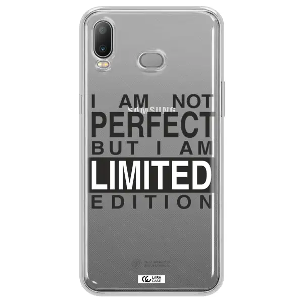 I Am Not Perfect Samsung A6S Clear TPU Case