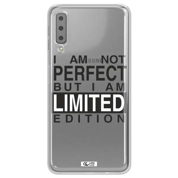 I Am Not Perfect Samsung A7 2018 Clear TPU Case