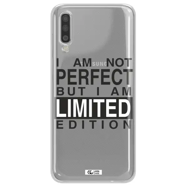 I Am Not Perfect Samsung A70 Clear TPU Case