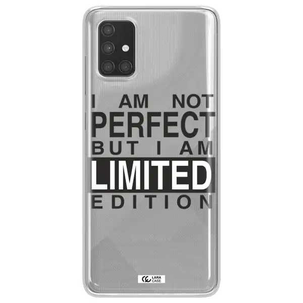 I Am Not Perfect Samsung A71 Clear TPU Case