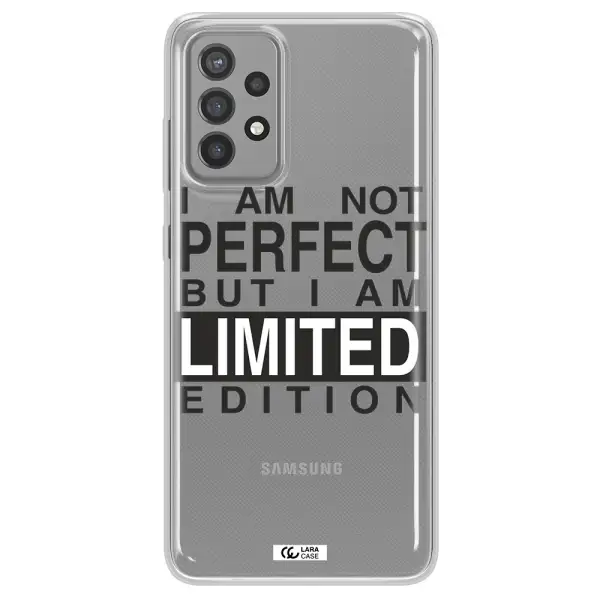 I Am Not Perfect Samsung A72 Clear TPU Case
