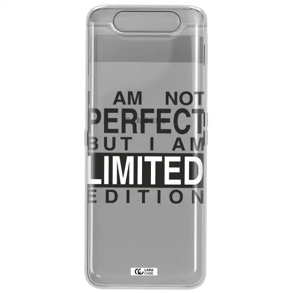 I Am Not Perfect Samsung A80 Clear TPU Case