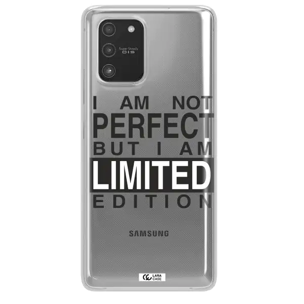 I Am Not Perfect Samsung A91 Clear TPU Case