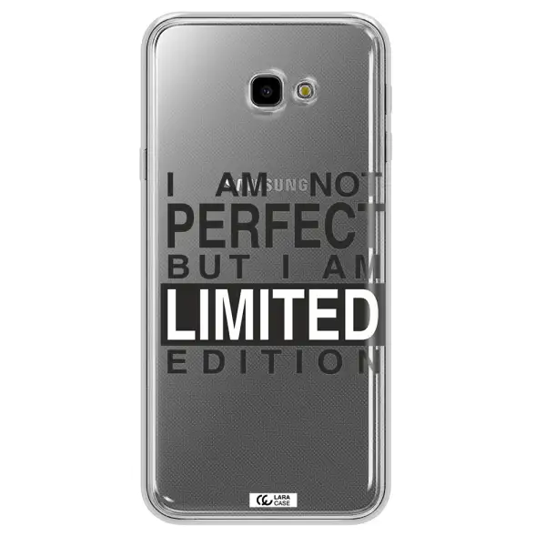 I Am Not Perfect Samsung J4 Plus Clear TPU Case
