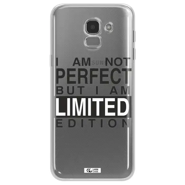 I Am Not Perfect Samsung J6 Clear TPU Case