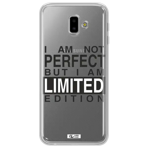 I Am Not Perfect Samsung J6 Plus Clear TPU Case