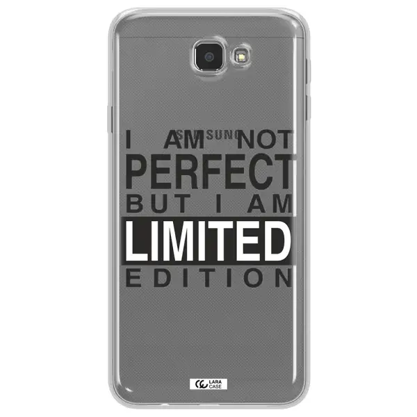 I Am Not Perfect Samsung J7 Prim Clear TPU Case