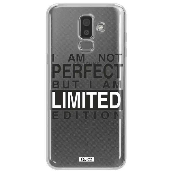 I Am Not Perfect Samsung J8 Clear TPU Case