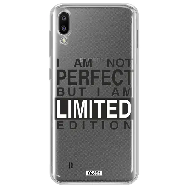 I Am Not Perfect Samsung M10 Clear TPU Case
