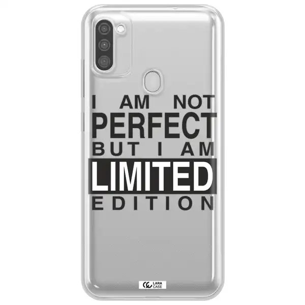 I Am Not Perfect Samsung M11 Clear TPU Case