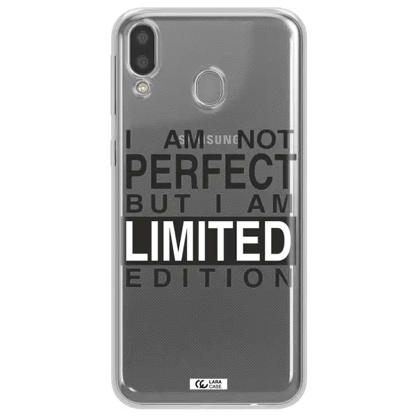 I Am Not Perfect Samsung M20 Clear TPU Case
