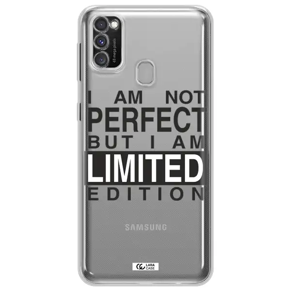 I Am Not Perfect Samsung M30S Clear TPU Case