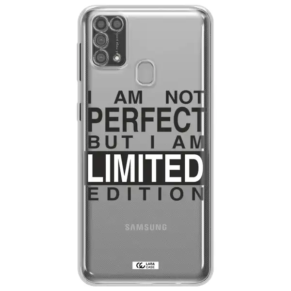 I Am Not Perfect Samsung M31 Clear TPU Case