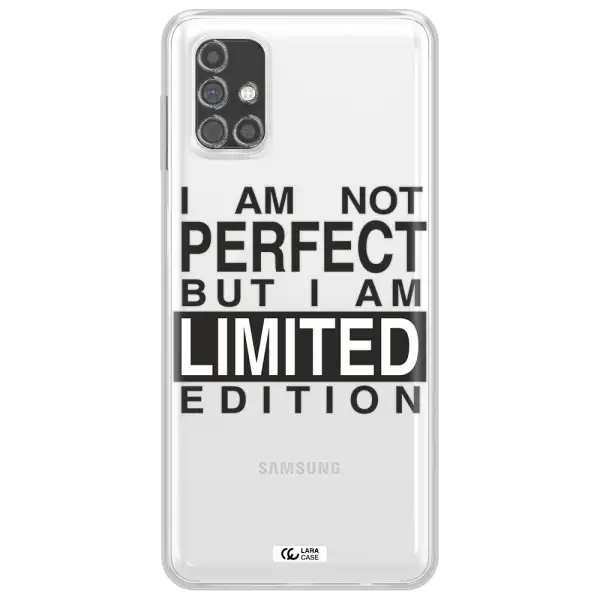 I Am Not Perfect Samsung M31S Clear TPU Case