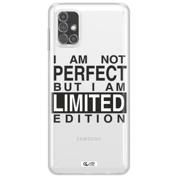 I Am Not Perfect Samsung M51 Clear TPU Case