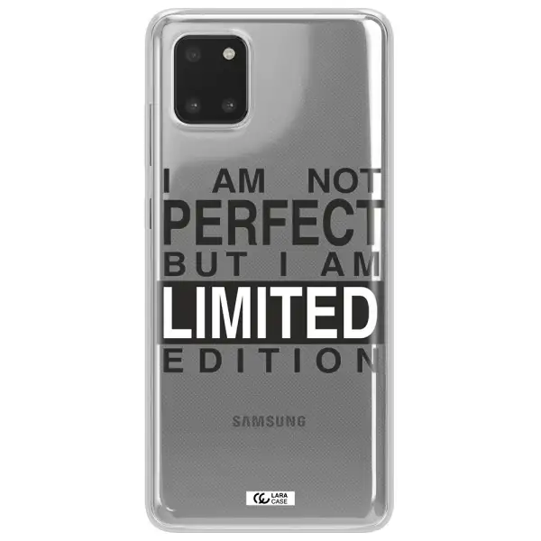 I Am Not Perfect Samsung Note 10 Lite Clear TPU Case