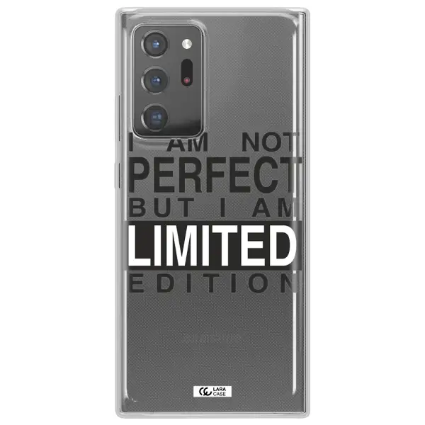 I Am Not Perfect Samsung Note 20 Ultra Clear TPU Case