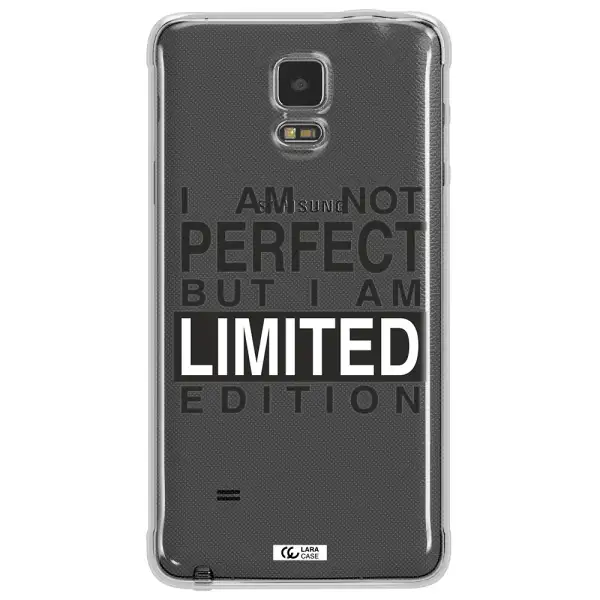 I Am Not Perfect Samsung Note 4 Clear TPU Case