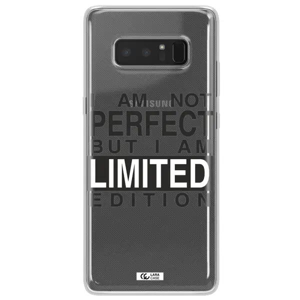 I Am Not Perfect Samsung Note 8 Clear TPU Case
