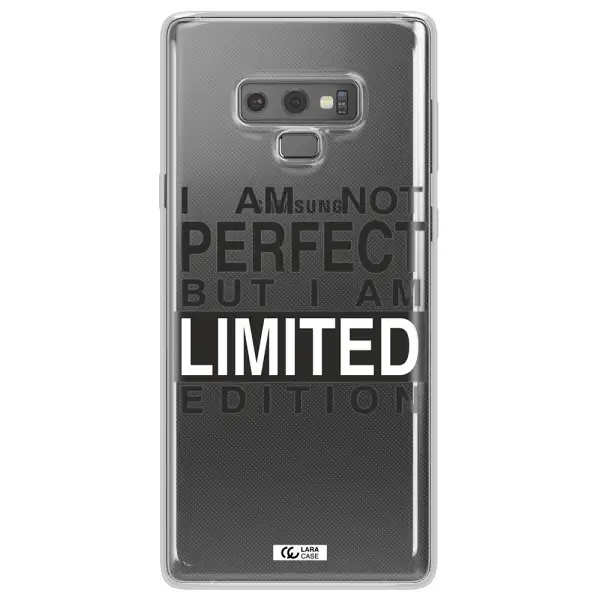 I Am Not Perfect Samsung Note 9 Clear TPU Case