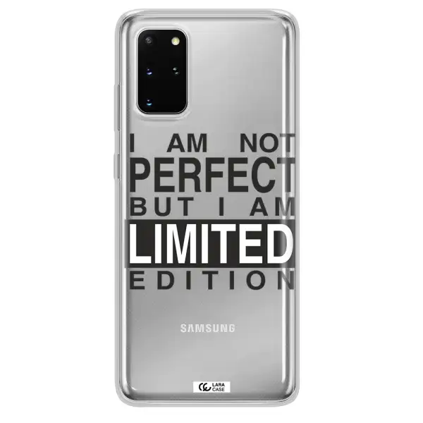 I Am Not Perfect Samsung S 20 Plus Clear TPU Case