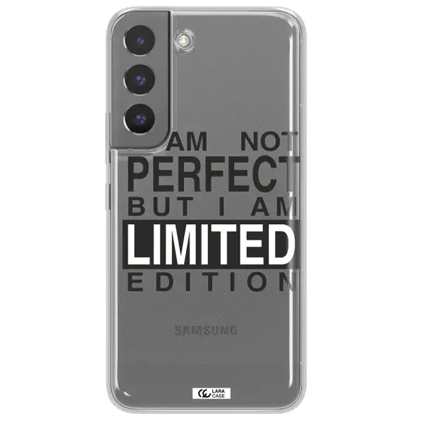 I Am Not Perfect Samsung S 22 Plus Clear TPU Case
