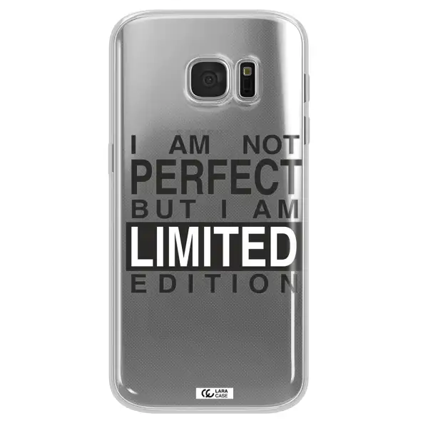 I Am Not Perfect Samsung S 7 Clear TPU Case