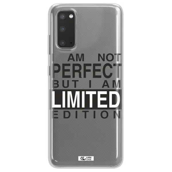 I Am Not Perfect Samsung S20 Clear TPU Case