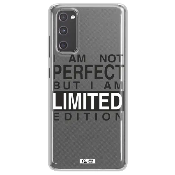 I Am Not Perfect Samsung S20 Fe Clear TPU Case