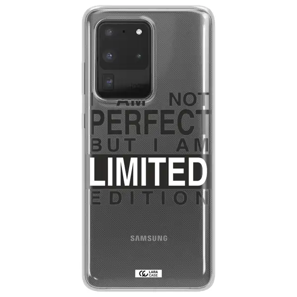 I Am Not Perfect Samsung S20 Ultra Clear TPU Case