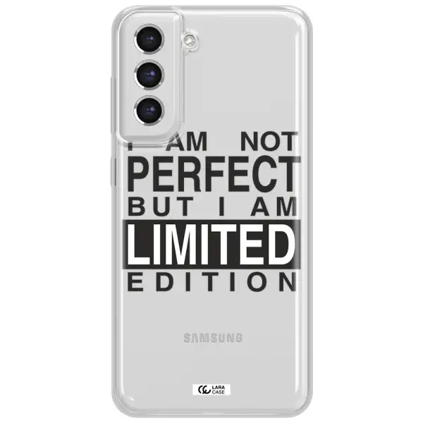 I Am Not Perfect Samsung S21 Fe Clear Tpu Case