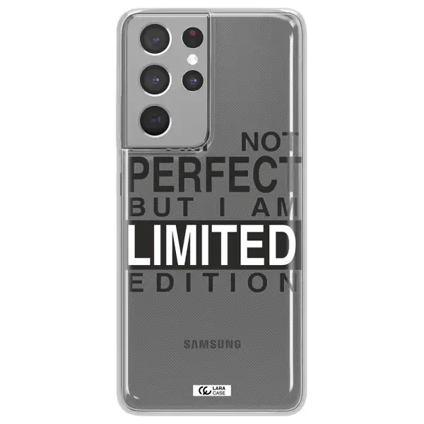 I Am Not Perfect Samsung S21 Ultra Clear TPU Case