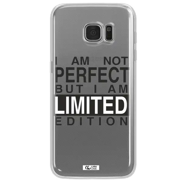 I Am Not Perfect Samsung S7 Edge Clear TPU Case