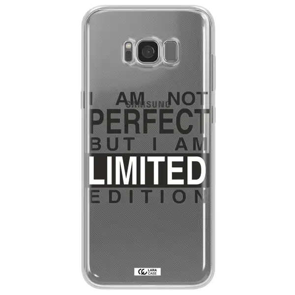 I Am Not Perfect Samsung S8 Clear TPU Case