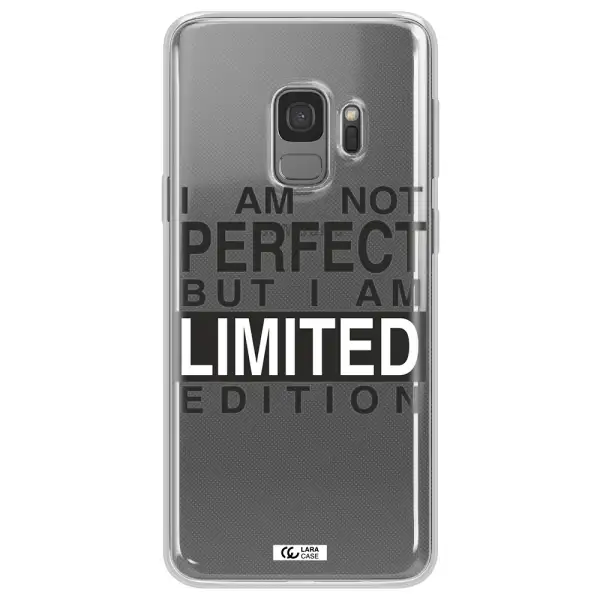 I Am Not Perfect Samsung S9 Clear TPU Case