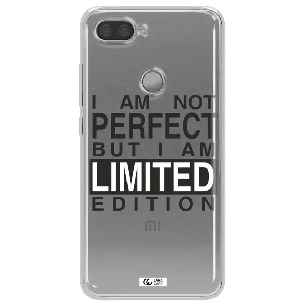 I Am Not Perfect Xiaomi Mi 8 Lite Clear TPU Case