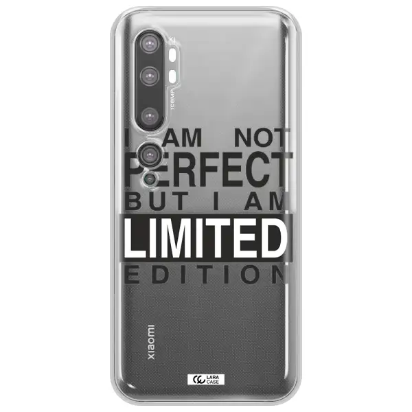 I Am Not Perfect Xiaomi Mi Note 10 Clear TPU Case