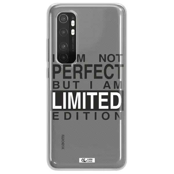 I Am Not Perfect Xiaomi Mi Note 10 Lite Clear TPU Case