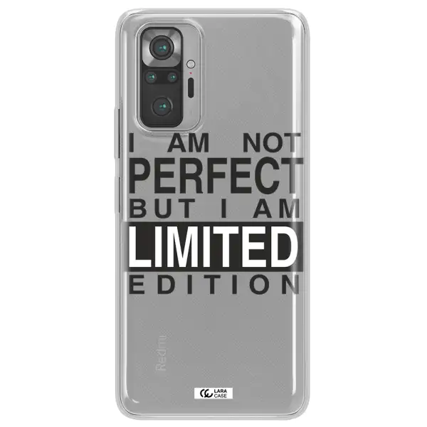 I Am Not Perfect Xiaomi Note 10 Pro Clear TPU Case