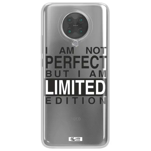 I Am Not Perfect Xiaomi Poco F2 Pro Clear TPU Case