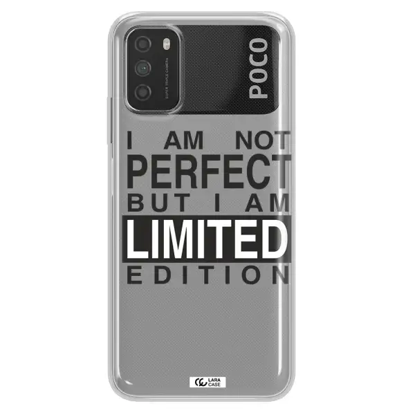 I Am Not Perfect Xiaomi Poco M3 Clear TPU Case