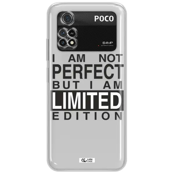 I Am Not Perfect Xiaomi Poco M4 Pro 4G Clear Tpu Case