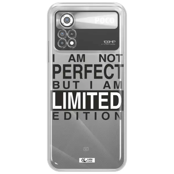 I Am Not Perfect Xiaomi Poco X4 Pro Clear TPU Case