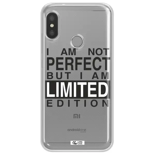I Am Not Perfect Xiaomi Redmi 6 Pro Clear TPU Case