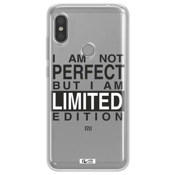 I Am Not Perfect Xiaomi Redmi Note 6 Pro Clear TPU Case