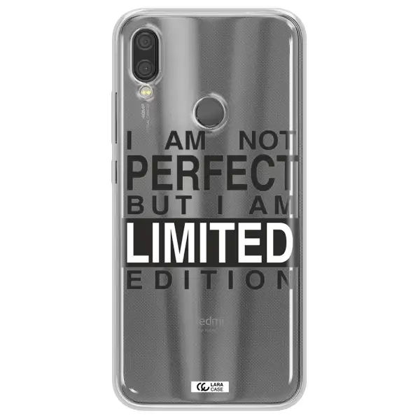 I Am Not Perfect Xiaomi Redmi Note 7 Clear TPU Case