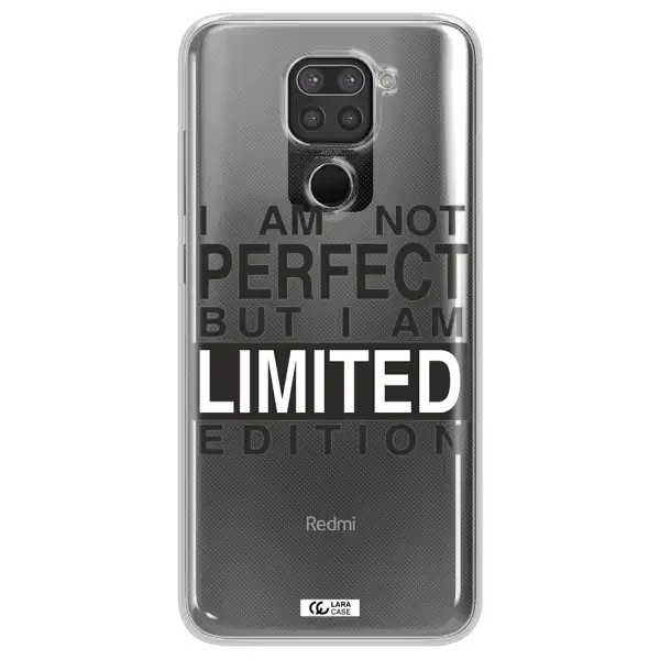 I Am Not Perfect Xiaomi Redmi Note 9 Clear TPU Case
