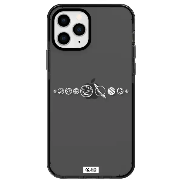 Solar System Apple iPhone 11 pro impact Smoke Black Case