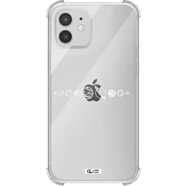 Solar System Apple iPhone 12 Clear PC Case