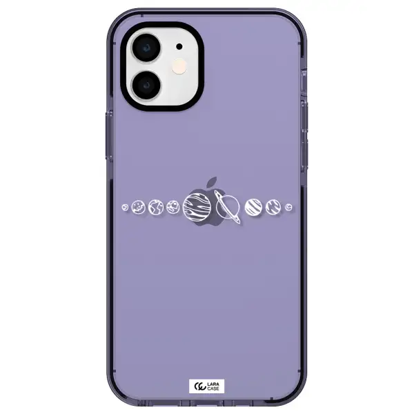 Solar System Apple iPhone 12 impact Lilac Case